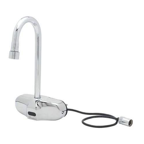 Main product image of Wall Mount Electronic Sensor Faucet, ASSE 1070 TMV, EC-HYDROGEN, 1.0 GPM VR Aerator, ChekPoint (Polished Chrome), EC-3105TMVHGF10