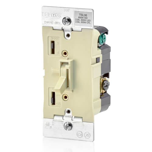 Main product image of 3-Way Toggle Slide Universal Dimmer - Ivory