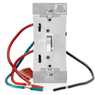 Main product image of Toggle-Slide Dimmer, 1000W-120VAC Incandescent, 1000VA-120VAC MLV, 400W-120VAC