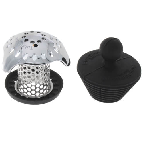 Main product image of TubShroom Ultra Tub Drain Protector & StopShroom Plug (Platinum Bundle)