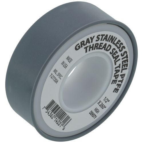 Main product image of PTFE Thread Seal Tape, 1/2" x 260" (Gray)