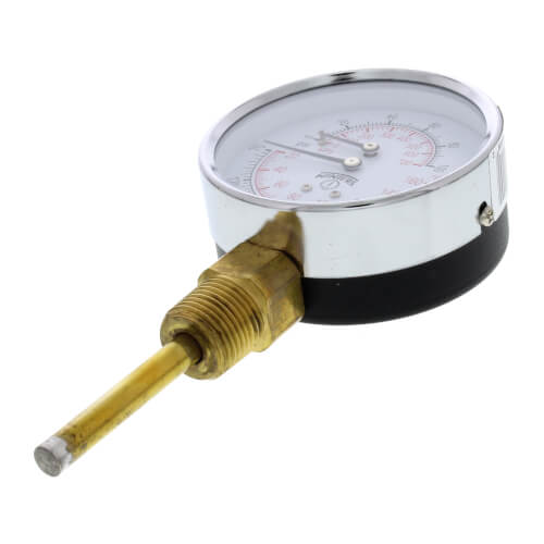 Main product image of 3" TTD Bottom Mount Dual Scale Tridicator (0-100 PSI and 70°F-320°F)