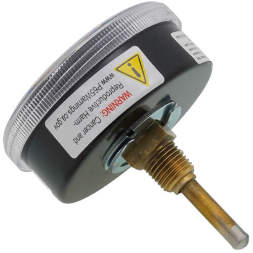 Main product image of 2-1/2" TTD Back Mount Dual Scale Tridicator (0-75 PSI and 70°F-320°F)