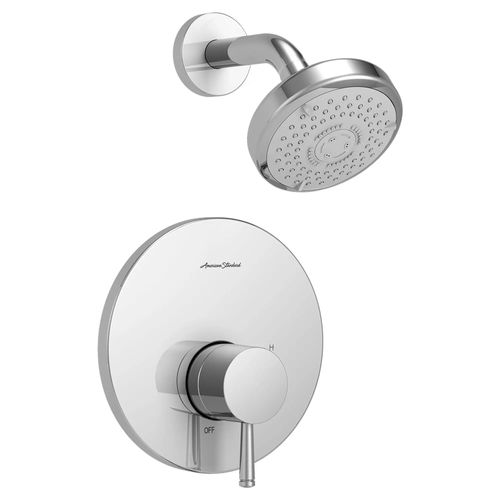 Main product image of Serin 1.75 gpm/6.6 L/min Tub and Shower Trim Kit w/ Water-Saving 3-Function Shower Head, Double Ceramic Pressure Balance Cartridge w/ Lever Handle, TU064507.002 (Chrome)