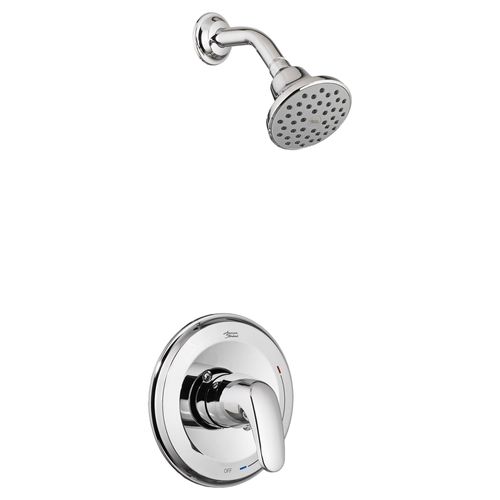 Main product image of Colony PRO 1.75 gpm/6.6 L/min Shower Trim Kit w/ Water-Saving Showerhead, Double Ceramic Pressure Balance Cartridge w/ Lever Handle (Chrome)
