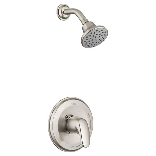 Main product image of Colony PRO 1.75 gpm/6.6 L/min Shower Trim Kit w/ Water-Saving Showerhead, Double Ceramic Pressure Balance Cartridge w/ Lever Handle (Brushed Nickel)
