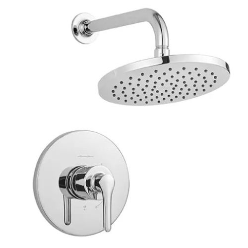 Main product image of Studio S 1.8 gpm/6.8 L/min Shower Trim Kit w/ Rain Showerhead, Double Ceramic Pressure Balance Cartridge w/ Lever Handle (Chrome)