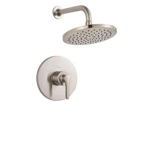 Main product image of Studio S 1.8 gpm/6.8 L/min Shower Trim Kit w/ Rain Showerhead, Double Ceramic Pressure Balance Cartridge w/ Lever Handle (Matte Black)