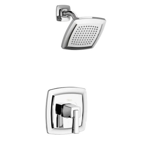 Main product image of Townsend 2.5 gpm/9.5L/min Shower Trim Kit w/ Rain Showerhead, Double Ceramic Pressure Balance Cartridge w/ Lever Handle (Chrome)