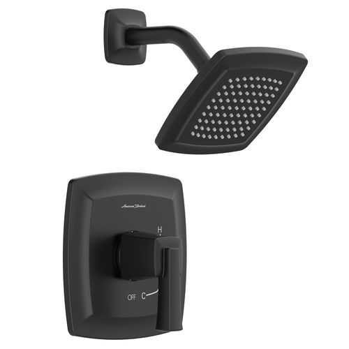 Main product image of Townsend 1.75 gpm/6.6 L/min Shower Trim Kit w/ Water-Saving Showerhead, Double Ceramic Pressure Balance Cartridge w/ Lever Handle (Matte Black)