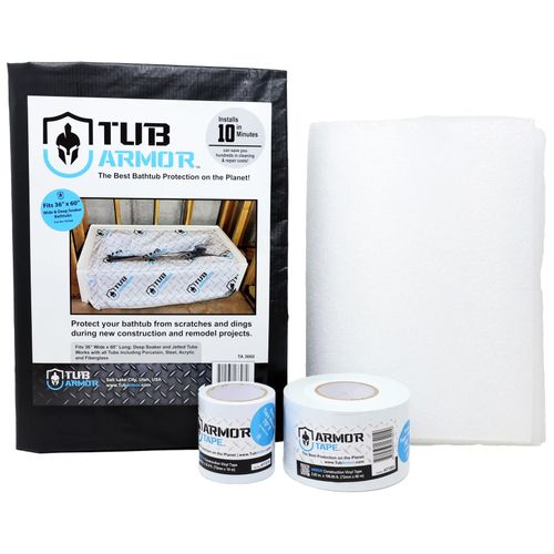 Main product image of 36" x 60" Tub Combo Reuse Kit w/ Wide & Deep Tub Armor and Bulk Armor Tape