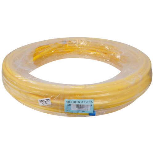 Main product image of 1/2" CTS Yellow Medium Density PE 2708 Gas Pipe - 150 Ft. (SDR-7)