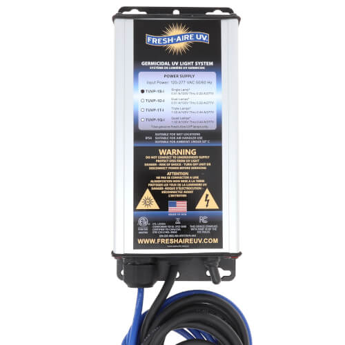 Main product image of AHU Germicidal UV Single Light System w/ 1 Year Lamp