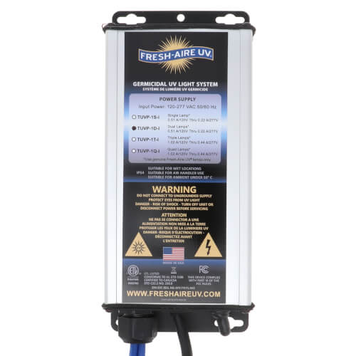 Main product image of AHU Germicidal UV Dual Light System w/ 2 Year Lamp