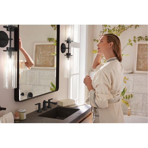 Main product image of Greenfield 2 Handle Bathroom Faucet (Matte Black), TV6507BL
