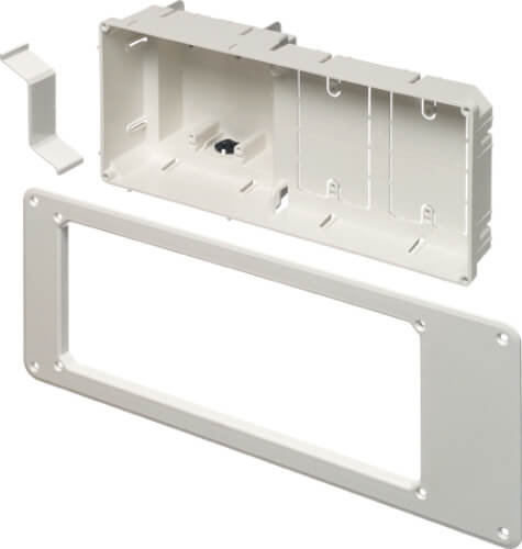 Main product image of Recessed TV Box for Power and Low Voltage (White)