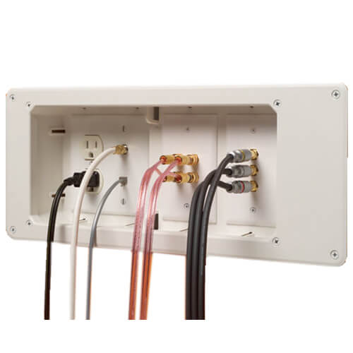 TVB613BL Arlington TVB613BL Recessed TV Box for Power and Low