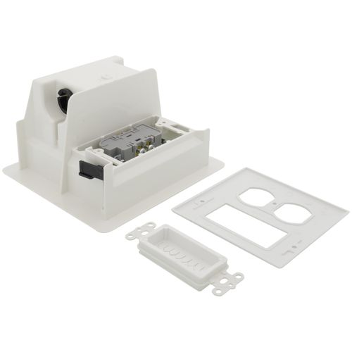 TVBR505K Arlington TVBR505K 2Gang Recessed TV Box Kit for Power