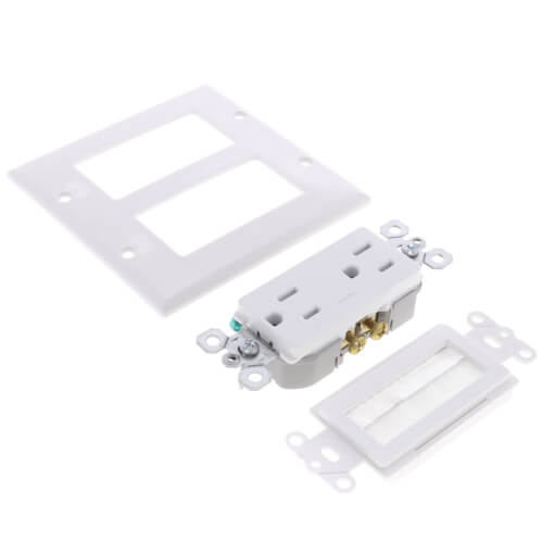 Main product image of 2-Gang Recessed TV Box for Power and Low Voltage Kit