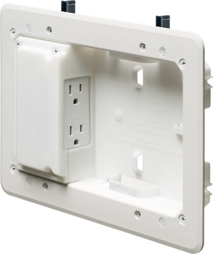 Main product image of 5" x 8" Low Profile TV Box for Shallow Wall Depths