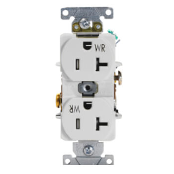 TWR20-W - Leviton TWR20-W - Heavy-Duty Tamper/Weather Resistant ...