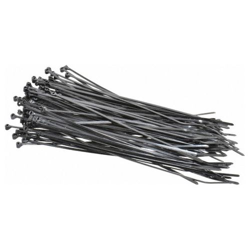 Main product image of 7" Long, Black, Nylon, Standard Cable Ties (Pack of 100), TY52315MX