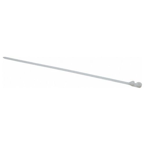 Main product image of 13.9" Long, Natural, Nylon, Mountable Cable Ties (Pack of 50), TY537M