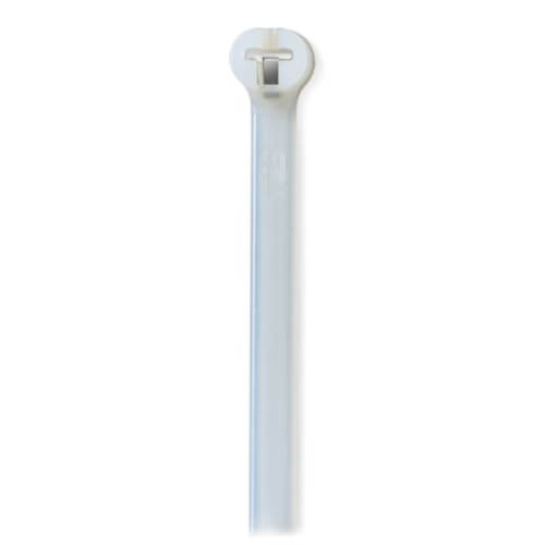 Main product image of 5-1/2" Nylon Cable Tie w/ Stainless Steel Lock, 30 lbs. Tensile - Pack of 100 (Natural)