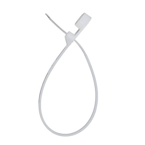 Main product image of 6" Nylon Integrated Hole Mounting Cable Tie w/ #8 Screw for Mounting, 40 lbs. Tensile - Pack of 100 (Natural)