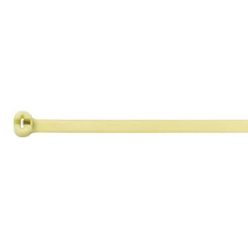Main product image of 7" Olive Polyamide Extra High Temperature Cable Tie, 50 lbs. Tensile - Pack of 1,000 (Natural)