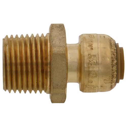 Main product image of 1/4" SharkBite x 1/2" Male Pipe Thread Reducing Connector (Lead Free), U110LFA