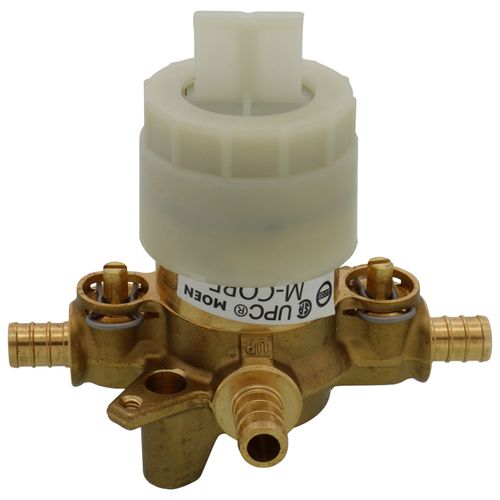 Main product image of M-core 4 Port Valve 1/2" Crimp Ring PEX w/ CC/IPS Tub w/ Stops, U140XS