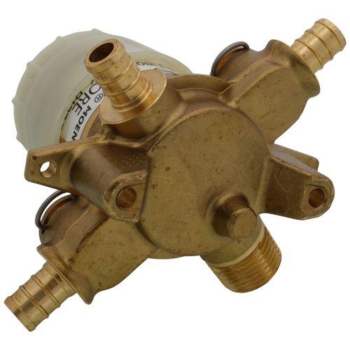 Main product image of M-core 4 Port Valve 1/2" Crimp Ring PEX w/ CC/IPS Tub w/ Stops, U140XS