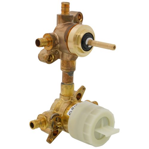 Main product image of M-core Transfer Valve 1/2" Crimp Ring PEX w/ Pressure Balancing Stops Volume Control (2 Or 3 Independent), U232XS