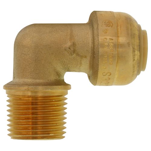 Main product image of 1/4" SharkBite x 3/8" MIP Reducing Dishwasher 90-Degree Elbow Lead Free, U276LFA