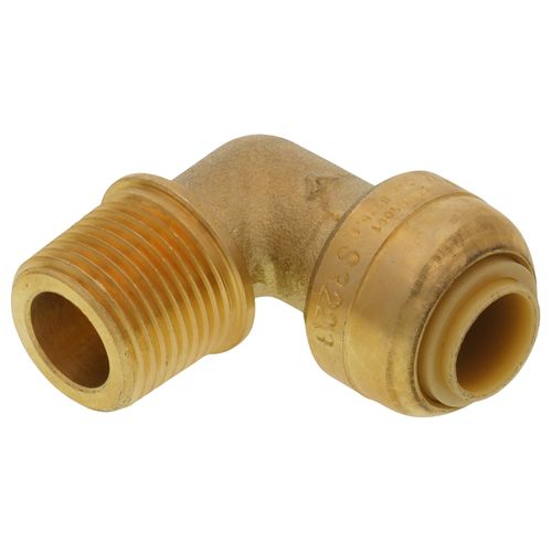 Main product image of 1/4" SharkBite x 3/8" MIP Reducing Dishwasher 90-Degree Elbow Lead Free, U276LFA