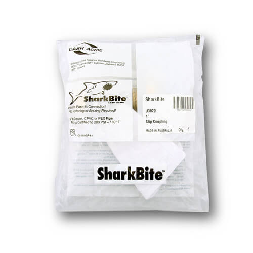 U3020 CashAcme U3020 1" Sharkbite Slip Coupling