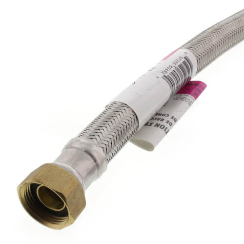 Main product image of 1/2" Sharkbite Ball Valve x 3/4" FIP Flexible Water Heater Connector, Lead Free (18" Length)