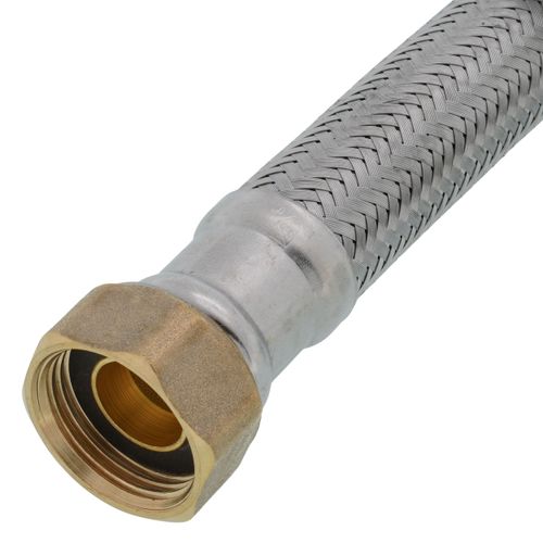 Main product image of 1/2" Sharkbite Max x 3/4" Stainless Steel Braided SharkBite Max Water Heater Connector, Lead Free (18" Length)