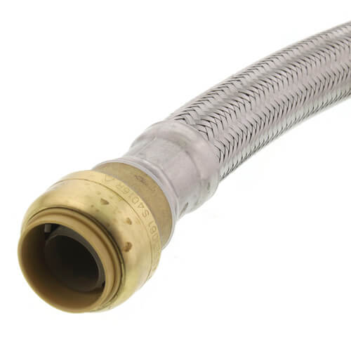 Main product image of 3/4" Sharkbite x 3/4" FIP Flexible Water Heater Connector, Lead Free (12" Length)