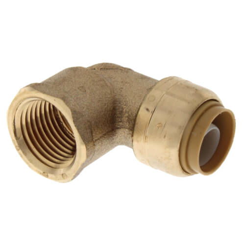 1/2" Sharkbite x 1/2" FNPT 90° Elbow (Lead Free)
