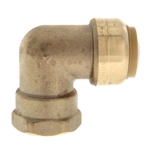 3/4" Sharkbite x 3/4" FNPT 90° Elbow (Lead Free)