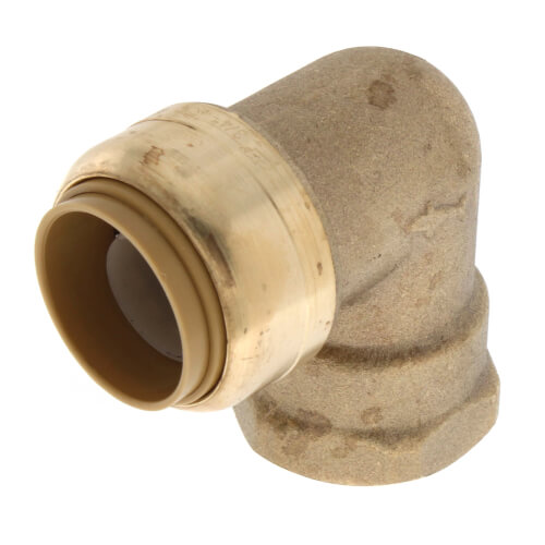 3/4" Sharkbite x 3/4" FNPT 90° Elbow (Lead Free)