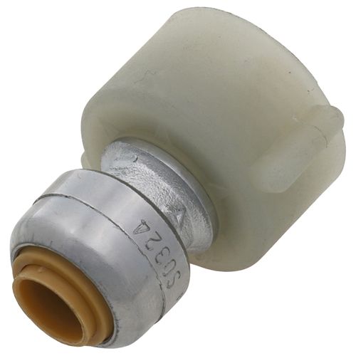 Main product image of 1/4" (3/8" OD) x 7/8" SharkBite Ballcock Toilet Reducing Connector (Lead Free), U3531LFA