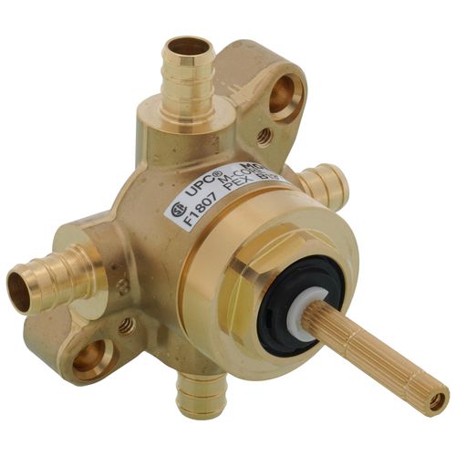 Main product image of M-core Transfer Valve 1/2" Crimp Ring PEX (2 Independent/1 Shared Or 3 Ind/3 Shared), U361X