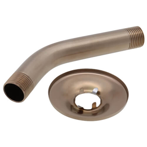 U4993CZ Delta U4993CZ 6" Shower Arm and Flange (Champagne Bronze)