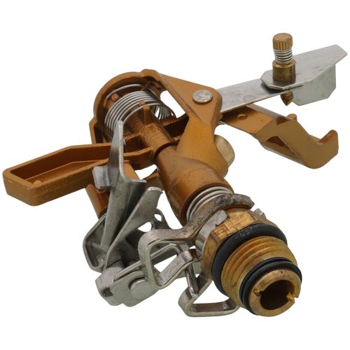 Main product image of 1/2" MPT Adjustable Impulse Sprinkler w/ Precision Arm, Carded (Brass)