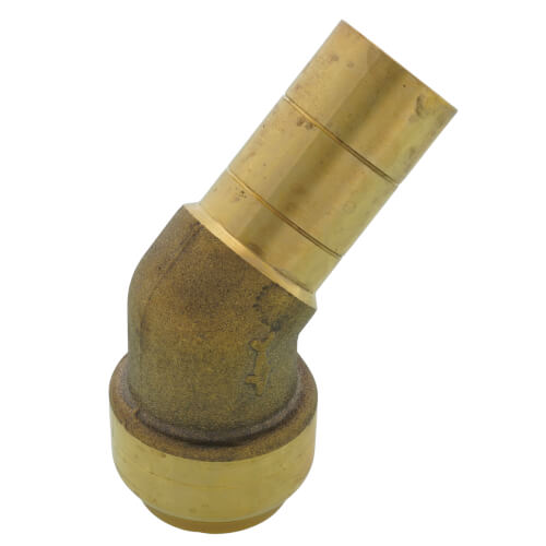 3/4" FTG x Sharkbite 45° Street Elbow (Lead Free)