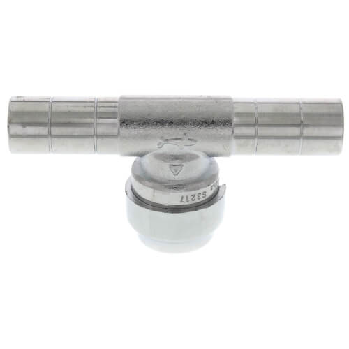 Main product image of 1/2" CTS x 1/2" Dual Tee Stop Valve Adaptor (Lead Free)