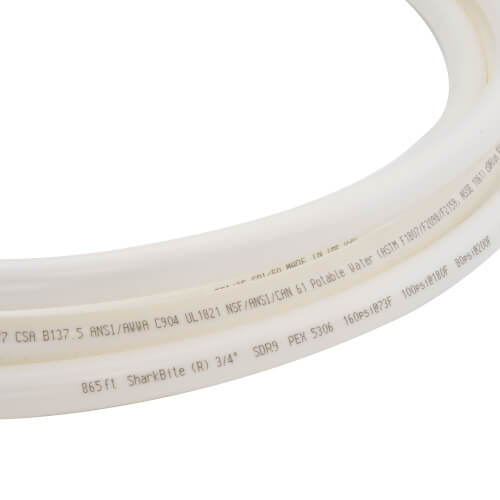 Main product image of 3/4" White Sharkbite PEX Tubing (25 ft Coil)